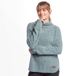 Sherpa Adventure Gear | Yuden Pullover Sweater Speckle Knit Mock Neck‎ Size S